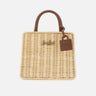 Borsa a mano "Shop Bag Mini Straw Leather" SHBM0002 01737L MC2 SAINT BARTH 