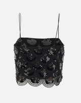 "Sequins crop top" 113669 100 ROTATE BIRGER CHRISTENSEN 