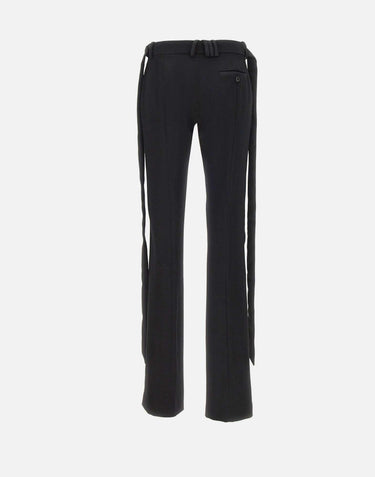 Pantaloni con cintura avvolgente 260WCP00285 WWW065AA100 THE ATTICO 