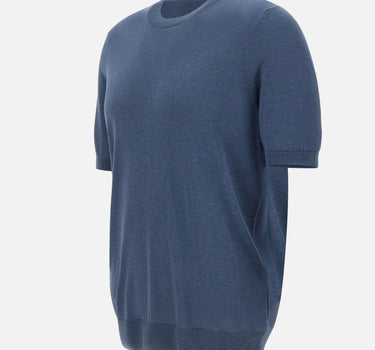 Maglia in seta a maniche corte 43112 23503570 GRAN SASSO 