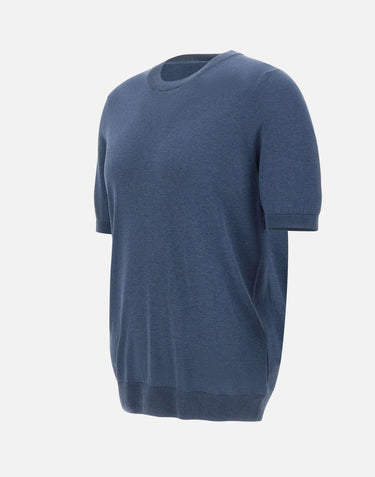 Maglia in seta a maniche corte 43112 23503570 GRAN SASSO 
