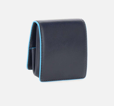 Portamonete  a tacco quadrato in pelle PU2634B2 BLU2 PIQUADRO 