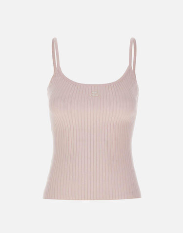 Top "Reedition" PERMDE012FI0001 PINK COURREGES 