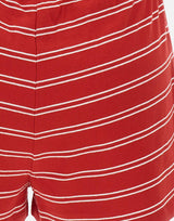 Shorts a righe con logo SH071710326RE33 RUBY SPORTY & RICH 