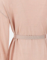Maxi cardigan con cintura 197035 008 KANGRA 