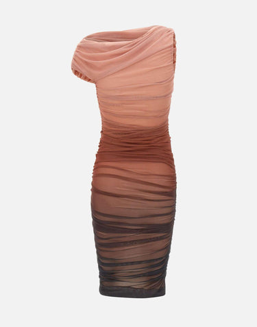 Abito in tulle dégradé AB93162E1 644 ELISABETTA FRANCHI 