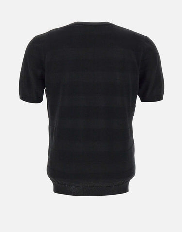 T-shirt in maglia di cotone filato extrafine 10222106 013 KANGRA 