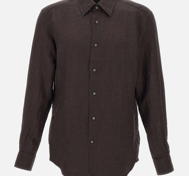Camicia in lino "L Hays" 50541109 203 BOSS 