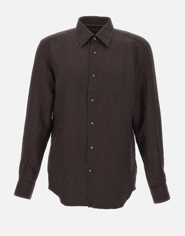 Camicia in lino "L Hays" 50541109 203 BOSS 