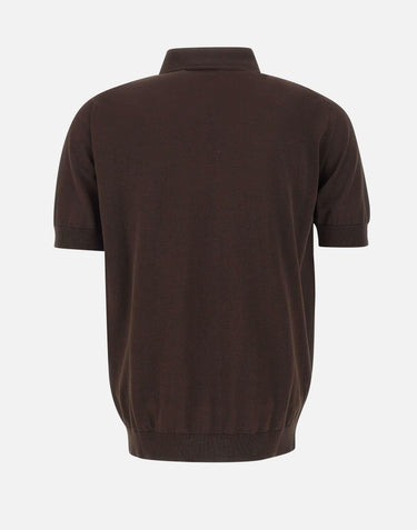 Polo in cotone crêpe PL1MCPAR CR14R190 FILIPPO DE LAURENTIIS 