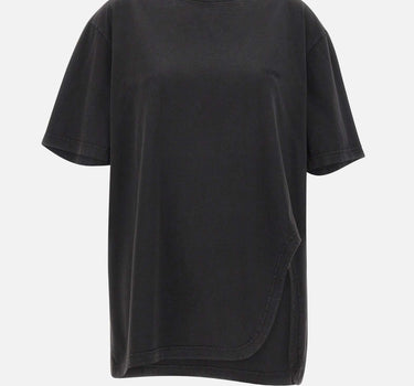 T-Shirt con spacco sagomato 260WCT00350 JJJ025AA615 THE ATTICO 