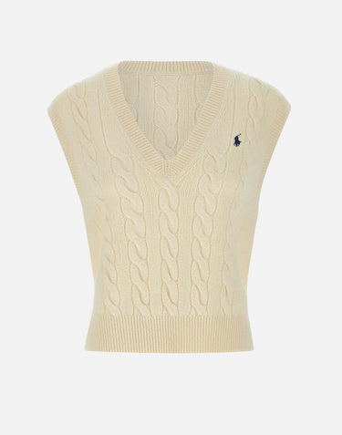 Gilet "Classics" in lana e cashmere 211949994 002 POLO RALPH LAUREN 