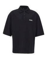 Polo over con logo ricamato AM326JR018 0002 AMIRI 