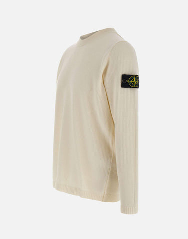 Maglia in morbido cotone biologico a punto micro 5100023S01B2 V0093 STONE ISLAND 