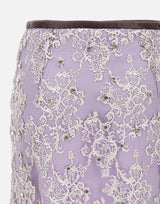 Gonna ricamata con strass BQ001 VIOLET JACQUES WEI 