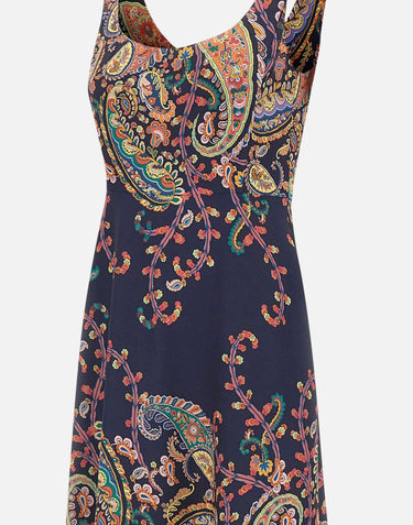 Abito midi con motivo paisley floreale WRHA0555 99SPSI1X0883 ETRO 
