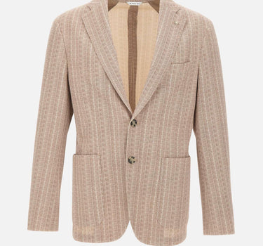 Blazer "Nuvola" riga in jersey misto cotone 4032G2728MC 26327126 MANUEL RITZ 