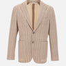 Blazer "Nuvola" riga in jersey misto cotone 4032G2728MC 26327126 MANUEL RITZ 