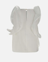 Top  in popeline di cotone QP1TZ049 1041 KAOS 