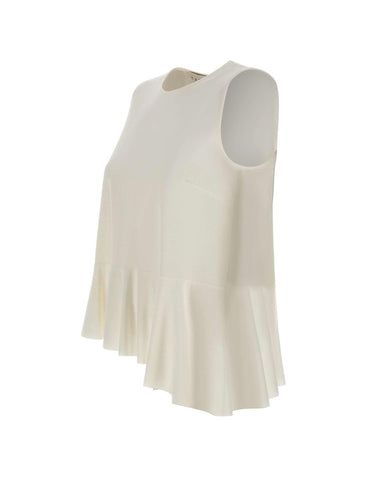 Blusa smanicata in misto viscosa SPBMA010 1041 KAOS 