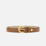 Cintura in pelle con fibbia tonda CNK00957 GRNNOCE GIANNI CHIARINI 