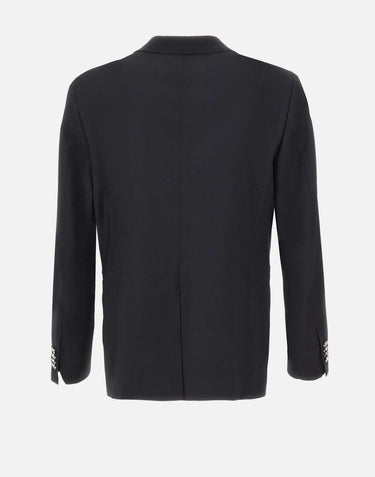 Blazer doppiopetto relaxed fit in fresco lana stretch 4032G2002Y 26000099 MANUEL RITZ 