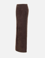 "Brushed skirt" 24561 MOCHA SOFT GOAT 