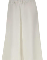 Pantaloni ampi in misto lino L3133 OFFWHITE JC SOPHIE 