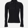 Polo "Classic Rib" 325MPO051FI0001 BLACK COURREGES 
