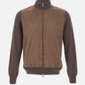Giacca in cotone e alcantara 57139 18044180 GRAN SASSO 