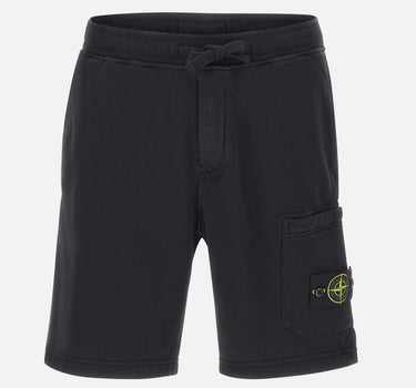 Bermuda in felpa di cotone biologico 6200011S0051 V0029 STONE ISLAND 