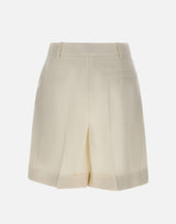 Shorts in misto lino con lurex M80BERI05 TES0M06800 ELEVENTY 