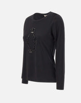Maglia in cotone MF5519JS923 P9142 LIU-JO 