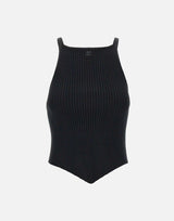 "Signature point rib knit" VESMTO042FI0001 BLACK COURREGES 