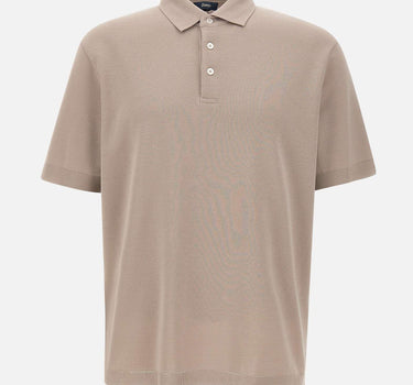 Polo in piquet di cotone JPL00125U 520592600 HERNO 