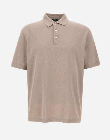 Polo in piquet di cotone JPL00125U 520592600 HERNO 