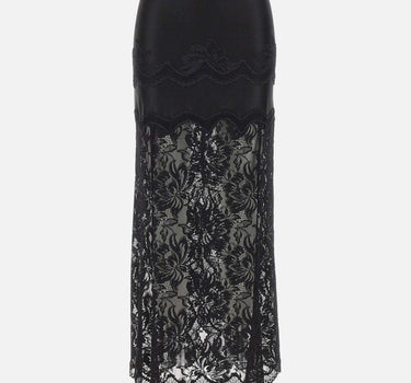 Gonna midi in pizzo 26PJJU021PA0170 P001 RABANNE 