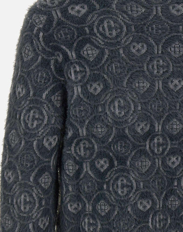 "Fluffy Monogram Jumper" MAW25KW1095 01 CASABLANCA 