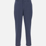 Pantaloni dal fit affusolato in lana vergine 50561986 466 BOSS 
