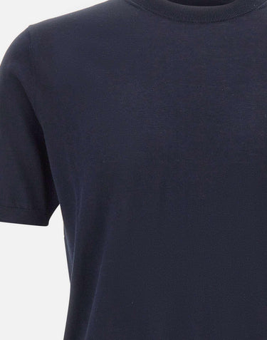 Maglia a maniche corte in misto seta e cotone 300421 038 KANGRA 
