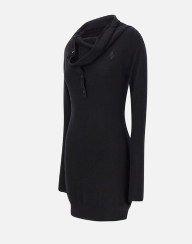 Mini abito in lana e cashmere 251WCA00442 KWS008AA100 THE ATTICO 