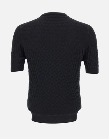 Maglia in crepe di cotone GC1MC CR14D990 FILIPPO DE LAURENTIIS 