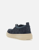Stringate "Polden Moc Suede" 180866 NAVY CLARKS 