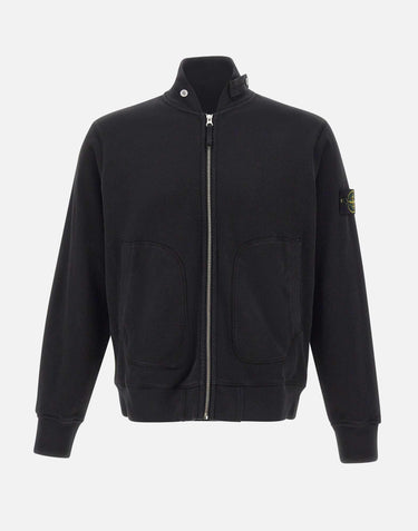 Felpa in cotone biologico a punto rete 6100014S0297 V0029 STONE ISLAND 