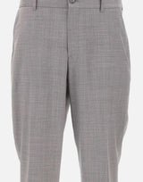Pantaloni dal fit affusolato in lana vergine 50561986 072 BOSS 