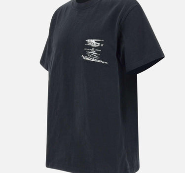 T-shirt "SS Tee Beauty" in cotone P117HBBW225 BLACK PURPLE BRAND 