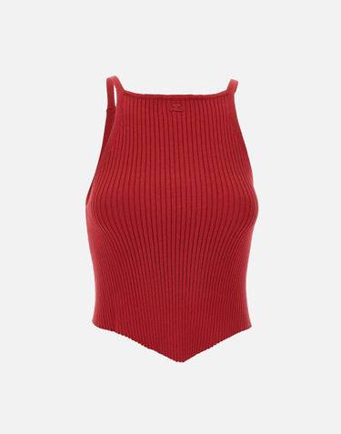 "Signature point rib knit" 125MTO042FI0001 4015 COURREGES 
