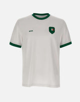 T-shirt in cotone elasticizzato con bandiera 50562134 120 BOSS 