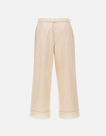 Pantaloni con ricamo P008P000456N 002 ELENA MIRO' 