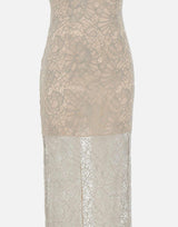 Abito lungo a tubino con pizzo floreale 115700 039 ROTATE BIRGER CHRISTENSEN 